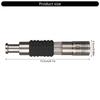 Stainless Steels Salt and Peppers Grinder Practical Thumb Push Button Peppers Grinder for Single Hand Operate Enduring
