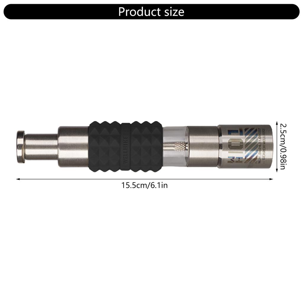 Stainless Steels Salt and Peppers Grinder Practical Thumb Push Button Peppers Grinder for Single Hand Operate Enduring