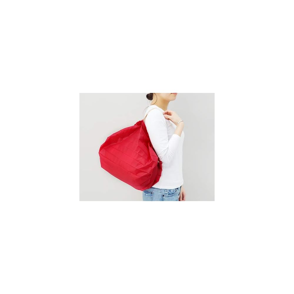 MARNA Shupatto Compact Bag M Diagonal Stripe - Folds up in an instant eco bag S411ST