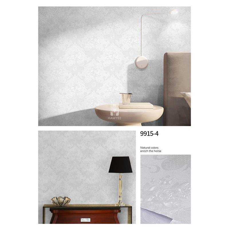 Solid Color Self-adhesive Simple Vintage Retro Printed Bedroom Living Room Decoration Waterproof Background Wall Paper