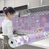 Kitchen Stove Oil-proof Sticker Waterproof High Temperature Resistant Wallpapers Kitchen Decoration Self Adhesive Contact Paper