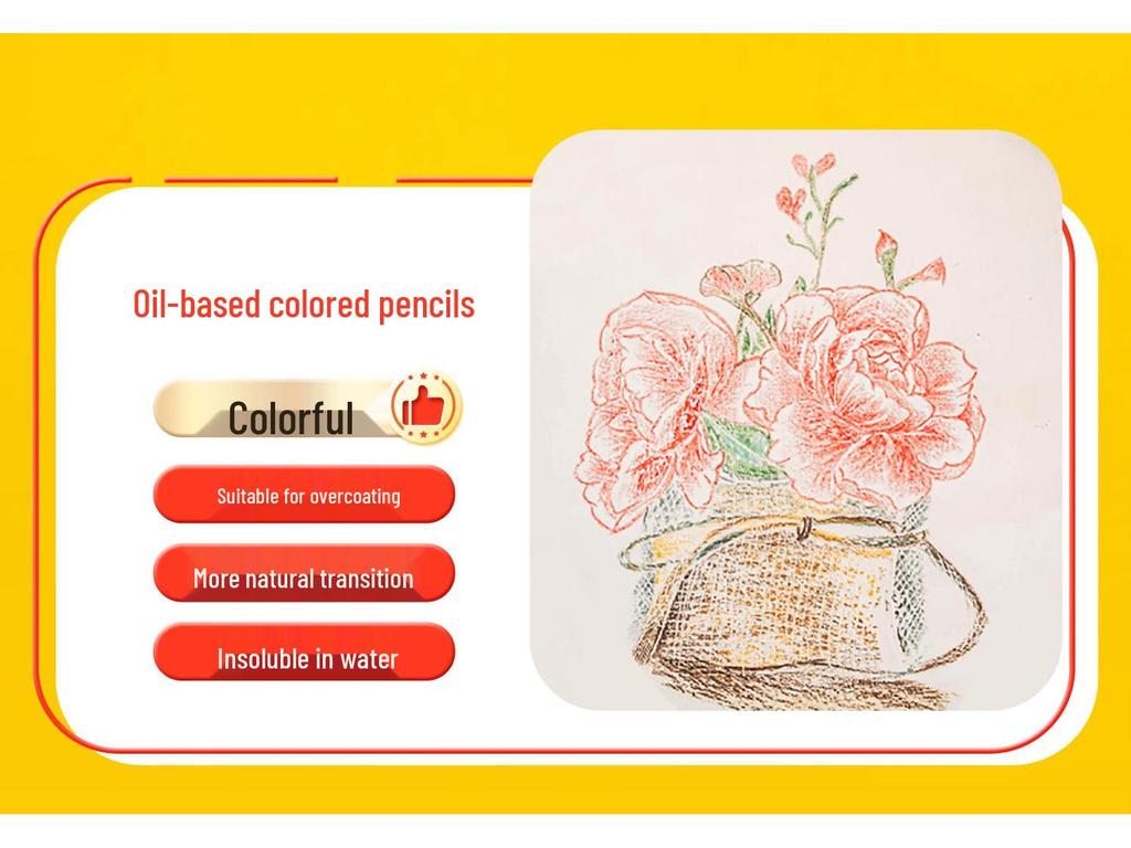 Ceramic Underglaze Oil-Based Colored Pencils, 12 Colors for Bisque Pottery Painting & Clay Play