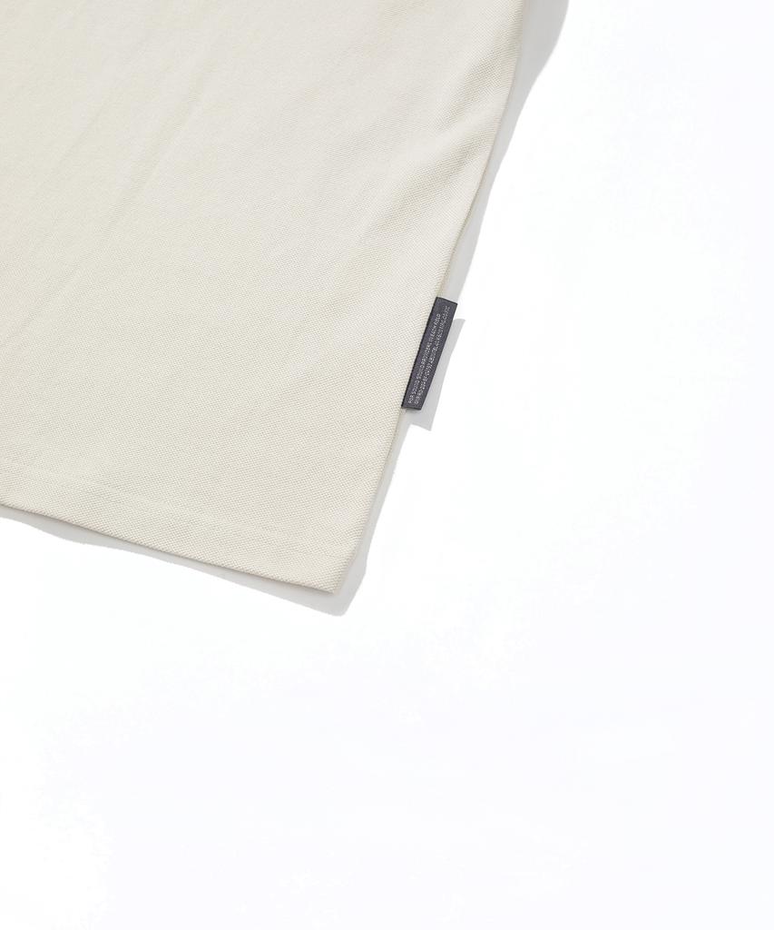 SOUNDSLIFE Big Fit Stripe Collar Polo Shirt Beige