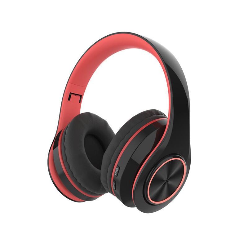 B39 Luminous Foldable Wireless Bluetooth Headphones with Card Slot (2024 Model)