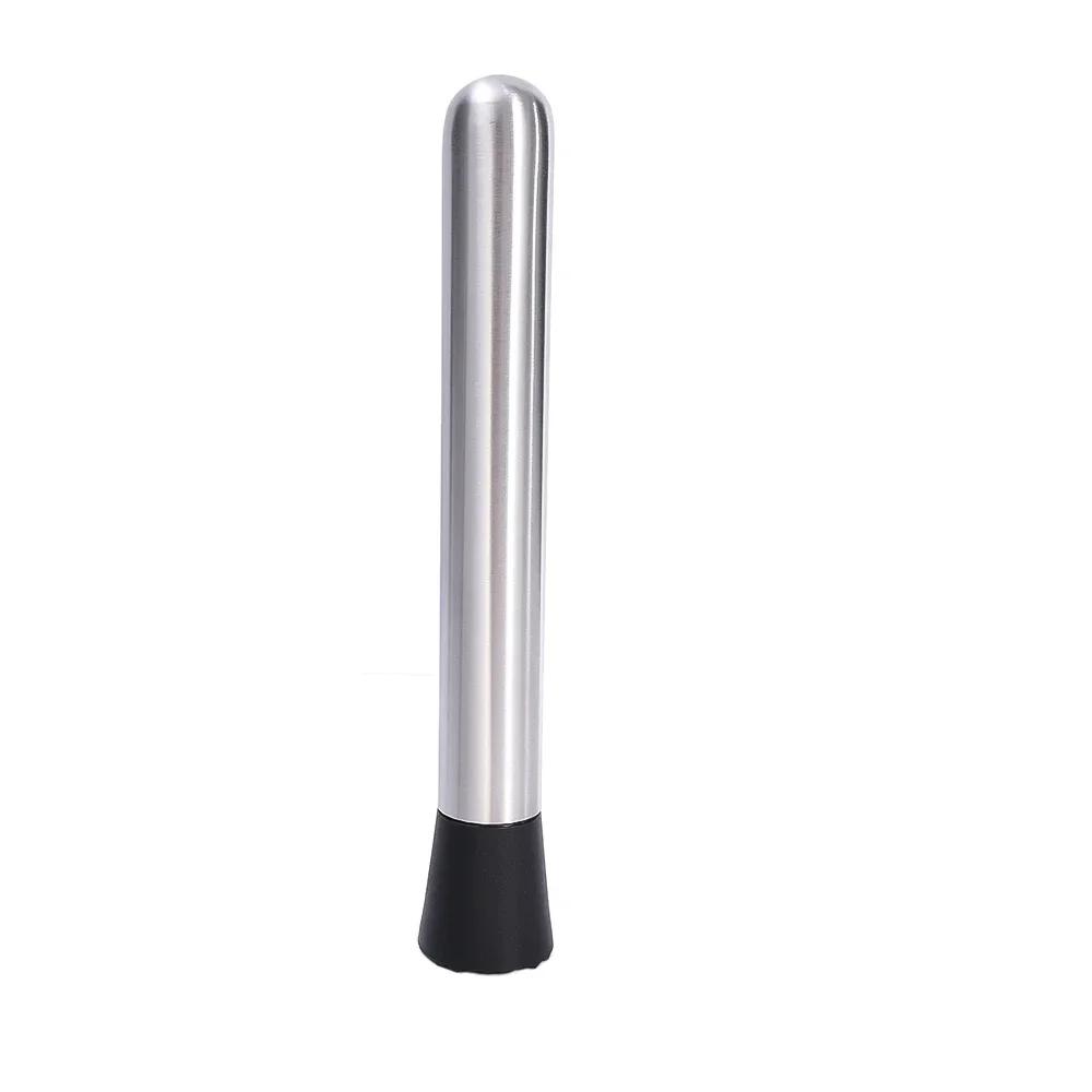 

Stainless Steel Ice Muddler Sticks Multi-function Crushed Hammer Wine Cocktail Ice Mixing Tool for Bar Party Barware Accessories серебряный