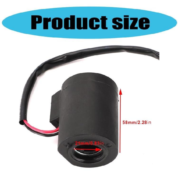 Excavator Solenoid Valves Coil Easy Installation 14527267 24V Solenoid Valves Coil for EC140 EC160 EC210 EC240 EC290