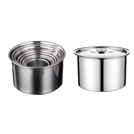 Edelstahl Gewürzbehälter Mehrzweck Küchenglas zur Öllagerung Gewürze Kräuter Rostfrei Stapelbar Kochpfanne