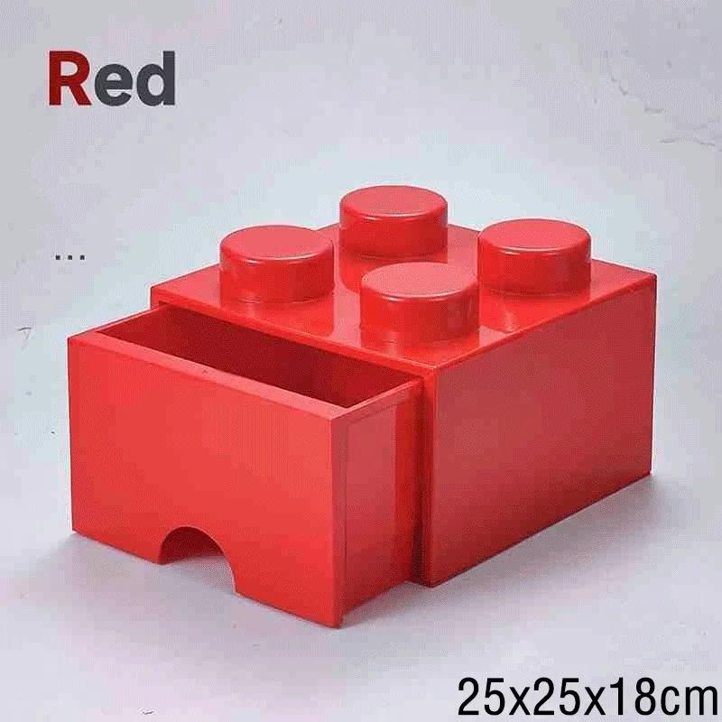 New Creative Storage Box Building Block Shapes Plastic Boxs Superimposed Desktop Handy Office Supplies Space Saving