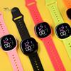 Luminous Digital Watch M12 Electronic Life Waterproof Fashion Accessories LED Large Screen Boys Girls Sports for Daily Wear