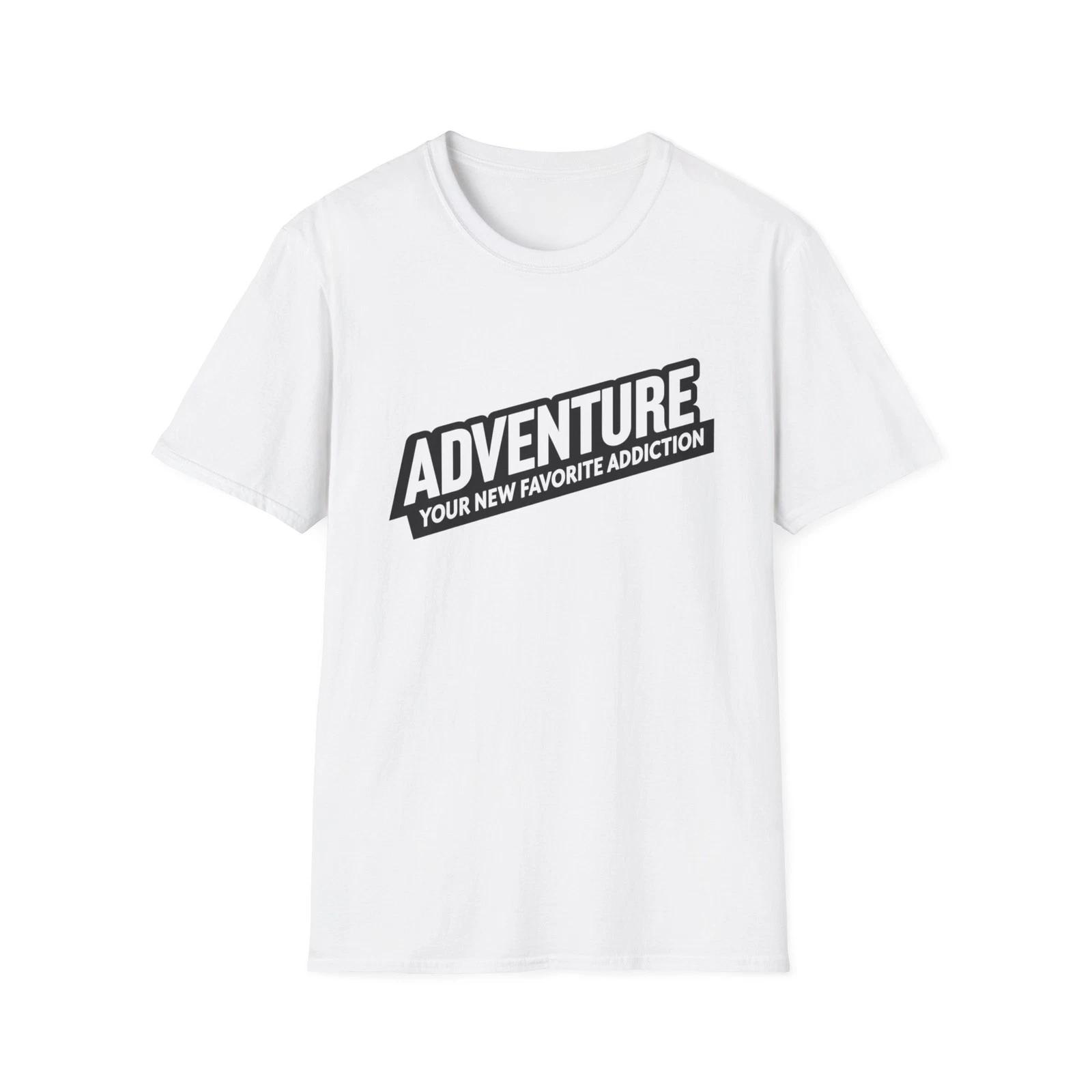 Adventure Your New Favorite Addiction T-Shirt | Retro Logo M