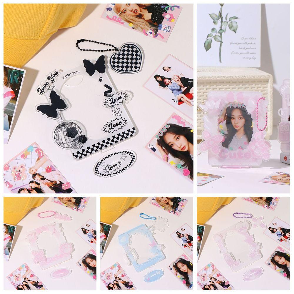 Transparent Korean Style Card Holder Desktop Decoration ID Card Holders Student Card Cover  Student