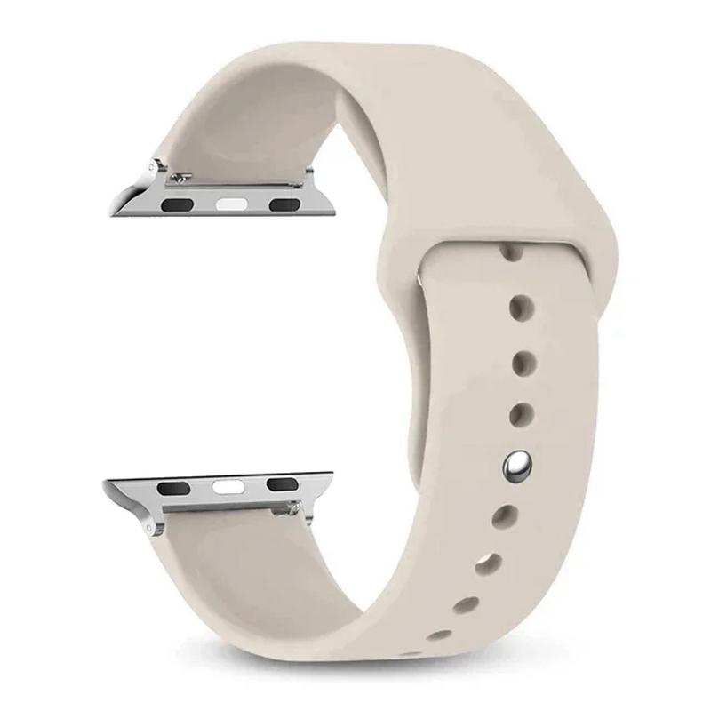 Cinturino Per Apple Watch band 45mm 44mm 42mm 49mm 40mm 41mm Silicone Sportivo bracciale correa iWatch Serie 9 8 7 6 5 3 4 3 SE Ultra 2