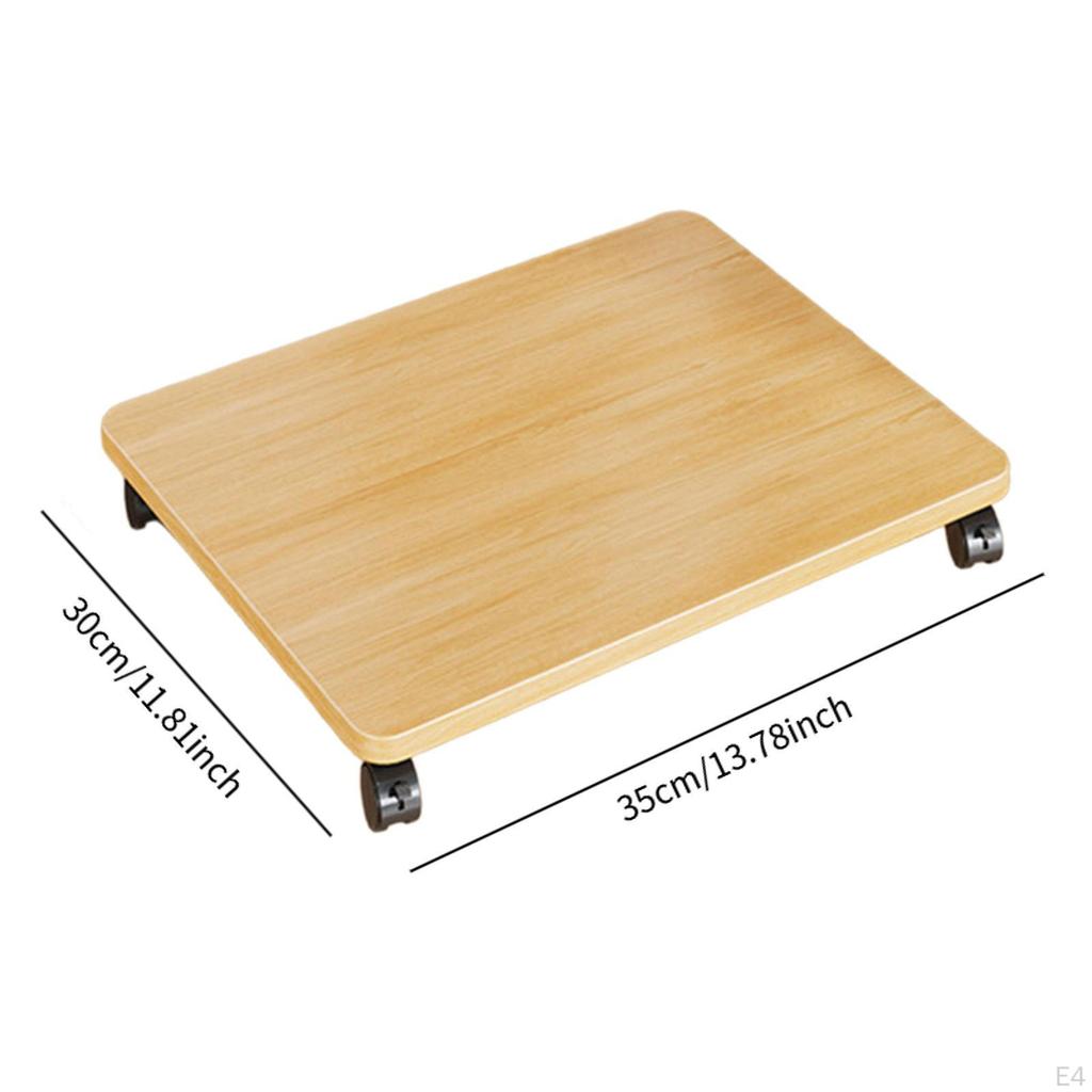 Rack de Áudio Móvel com Rodas para Organização Doméstica e de Escritório