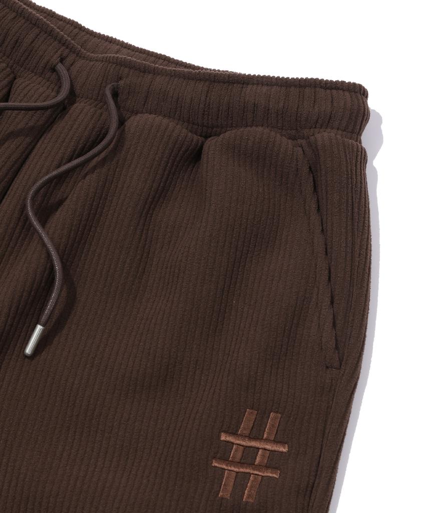 BEENTRILL Women'S Corduroy Fleece Sweatpants (Chocolate)