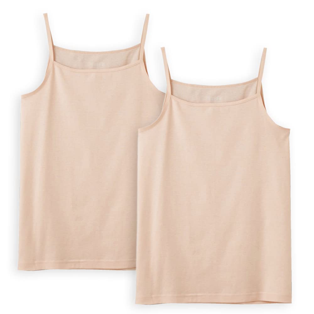 

GUNZE Майка Tuche Wearable Cosmetics Хлопок TC4056 Бледно-бежевый Комплект M 100% Женский 2 предмета