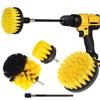 Bohrbürstenaufsatz-Set Power Scrubber Wasch-Reinigungsbürsten Werkzeugsatz mit Verlängerung zum Reinigen von Auto-Rädern, Reifen, Glasfenstern