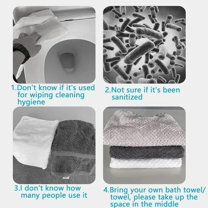 1/2/5PCS Disposable Towel Bath Towel Lndividually Packaged Clean Hygienic Disposable Towel Thickened Cotton Portable Travel