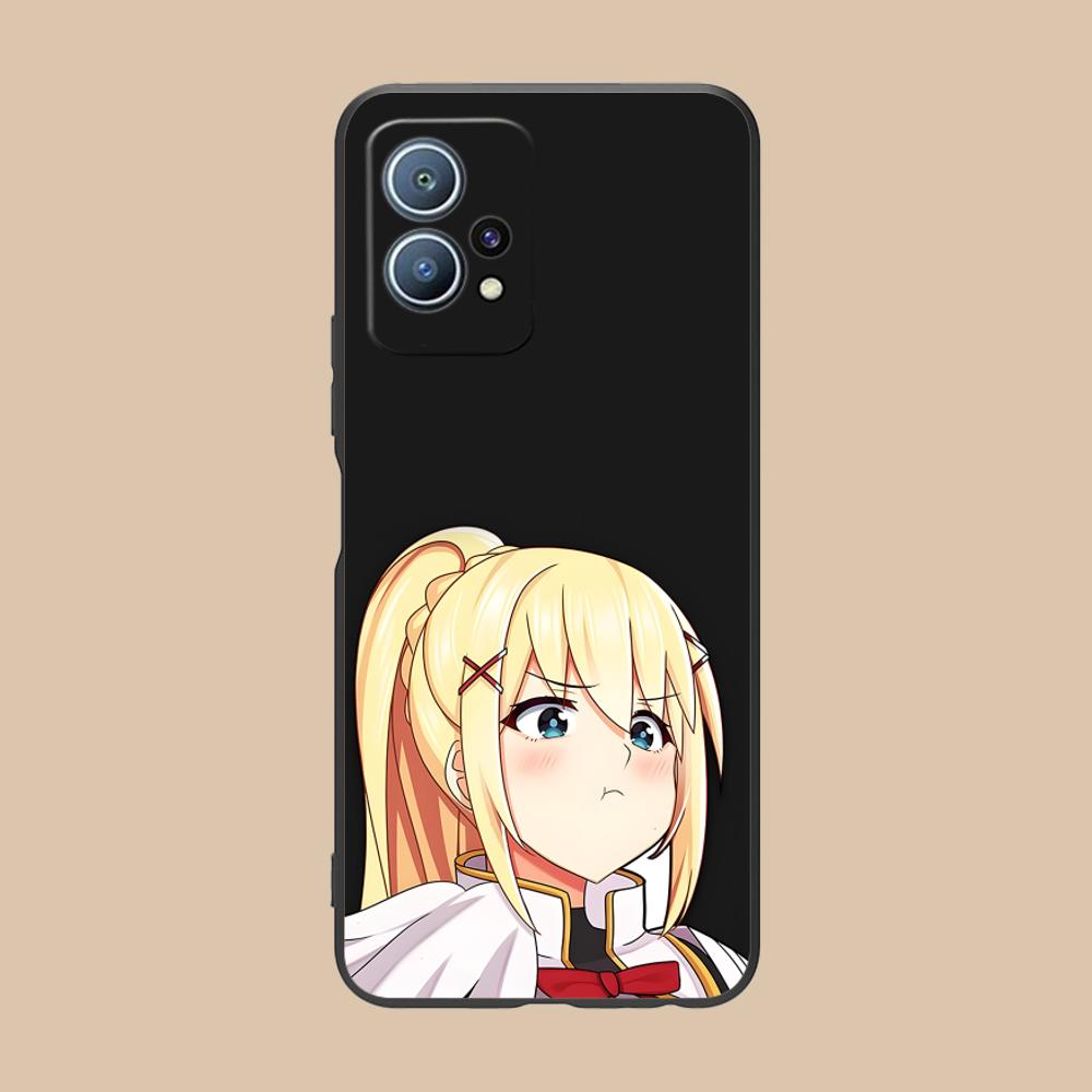 

Konosuba Darkness Mobile Phone Case for Huawei P60 P50 P40 P30 P20 P10 P9 P8 Pro Lite Plus Colour Protective Pretty Luxury Cover Huawei P60