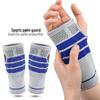 Breathable Compression Hand Guard with Anti-Collision Silicone Pad for Weightlifting, Cycling, and Fitness Training