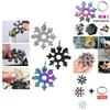 Compact And Durable 18 In 1 Snowflake Multi Tool With Convenient Key Chain Attachment