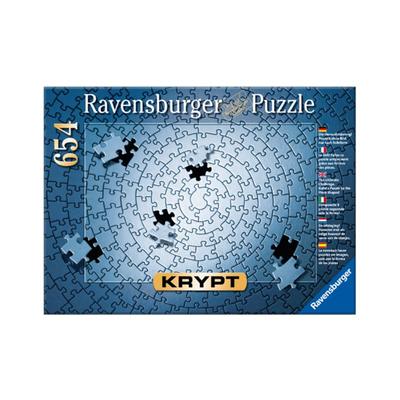 R159642 Kryptograficzna układanka Srebrna 654 elementy Gra planszowa