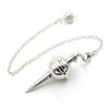 Energy Isis Pendulum Pointed Meditation Cone Metal Pendulum Witch Spiritual Pendulos  Women