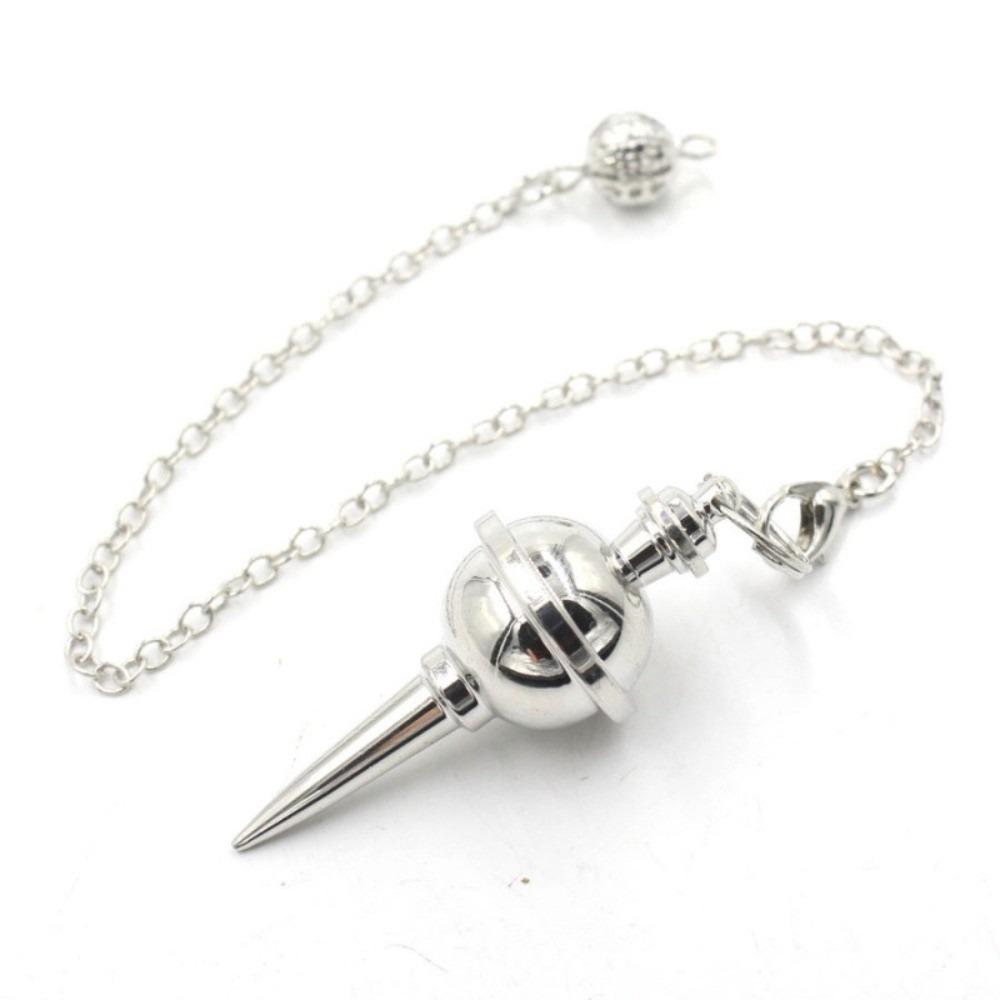 Energy Isis Pendulum Pointed Meditation Cone Metal Pendulum Witch Spiritual Pendulos Women