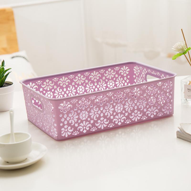 

Ударопрочная большая пластиковая корзина для хранения игрушек и блоков 34.5*23.5*10 CM