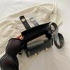 Single Color One Shoulder Bag for Women  Fashion Bag with Wide Shoulder Strap  Small Bag