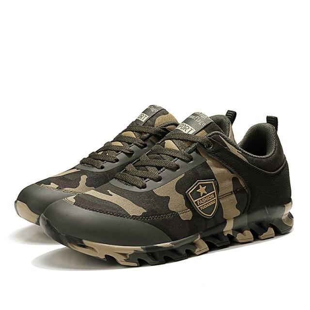 Men 'S Shoes Breathable Running Shoes Women Army Green Camouflage Canvas Sneakers Comfortable Couple Walking Jogging Shoes