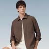 Judger Men's Long Sleeve Cotton Blend Button-Down Shirt