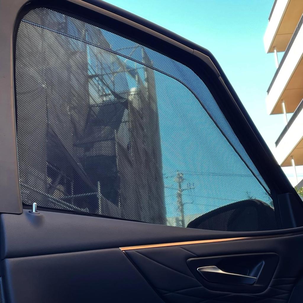 CGP Mesh Front Doors for Driver and Passenger for Toyota Alphard 40 Mesh Car Set of 2 Custom-Designed Sunshades, Full-Size Seats, Series, Curtains,