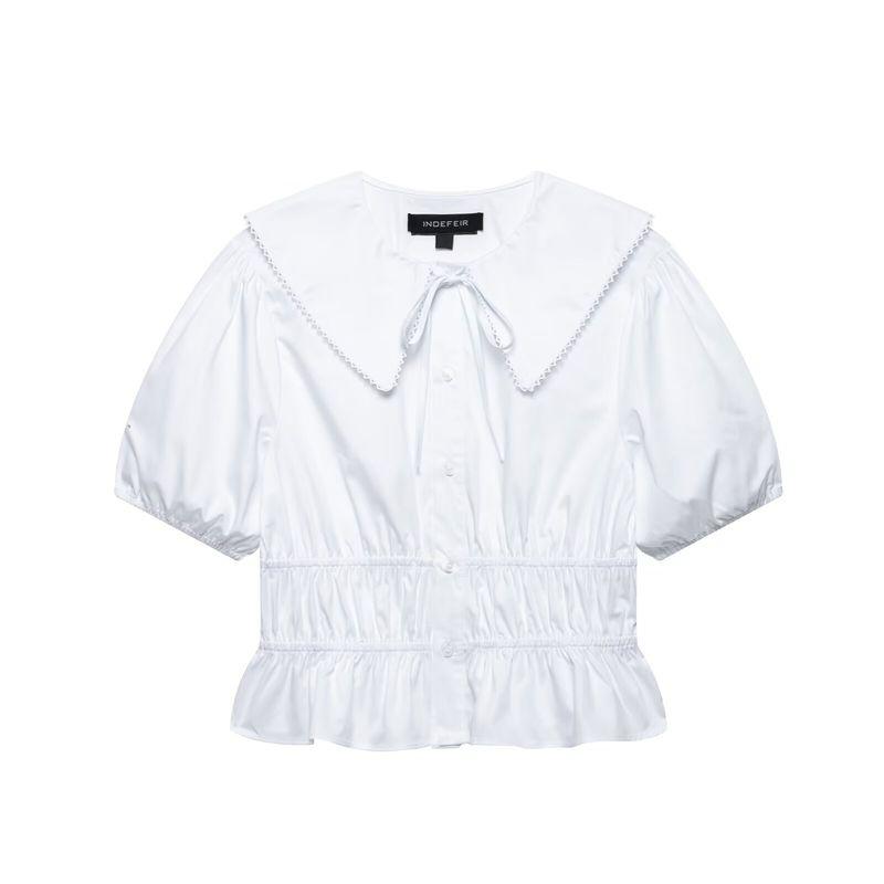 Kaslead New Arrival Women's Clothing Fashion Style Fashion Minimalist Stretch Windbreaker Fabric Shirt 2748250 250