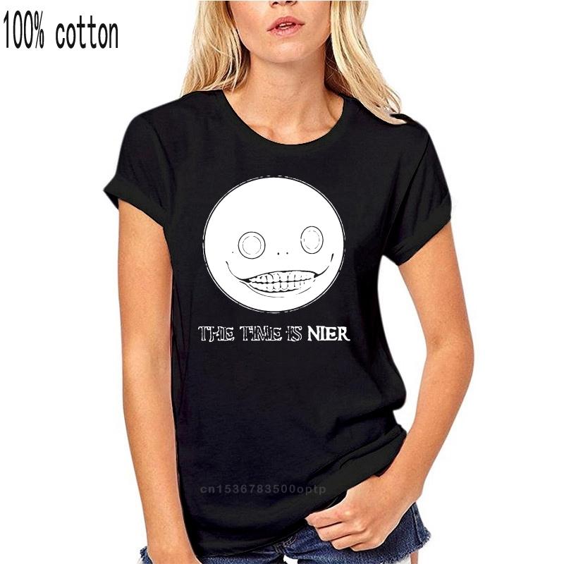 

Nier Automata T- popular Tagless Tee T-Shirt T Shirt Spring Summer 3XL чорний