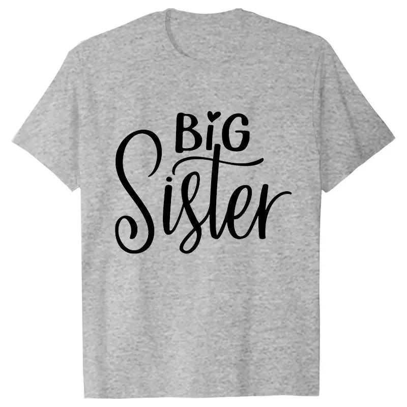 Kurzarm Mode Damen T-Shirt Große Mittlere Schwester Passende T-Shirts Damen Lässiges Oberteil T-Shirts Cartoon Grafik T-Shirts