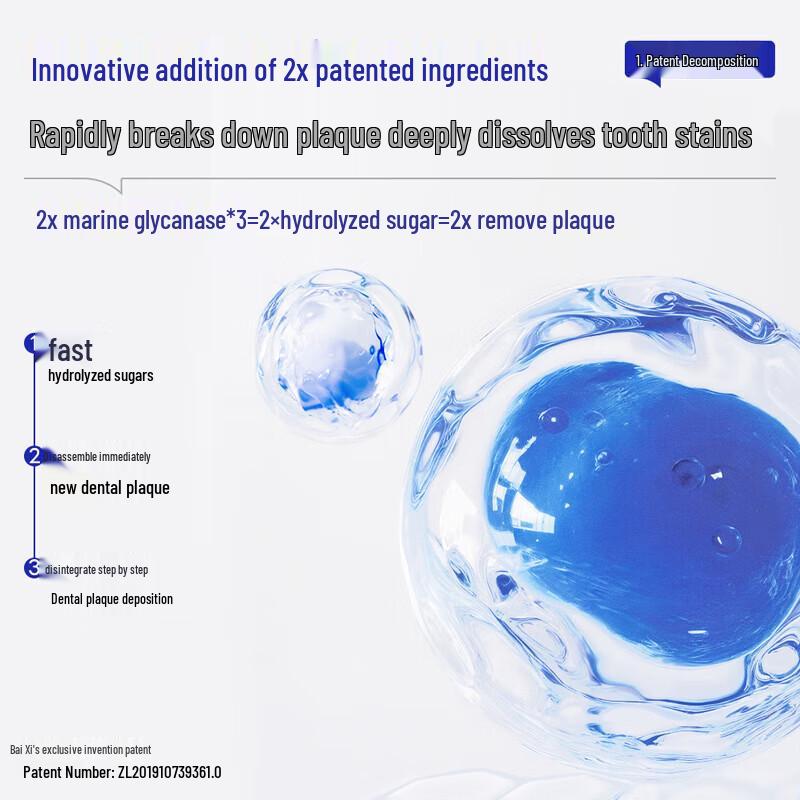 Baixi White Light Bulb Whitening & Stain Removal Toothpaste