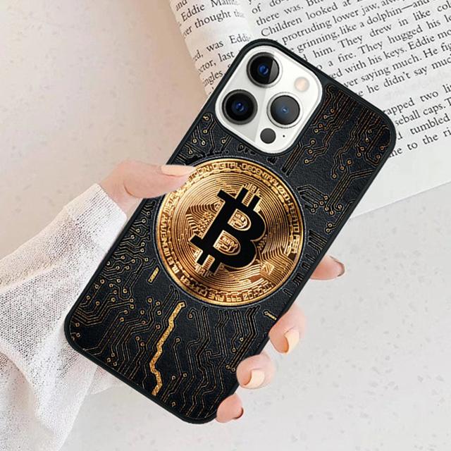 BTC Bitcoin Phone Case For iPhone 17 Air 15 16 Cover 11 13 14 Pro Max 12 Plus Max Fundas
