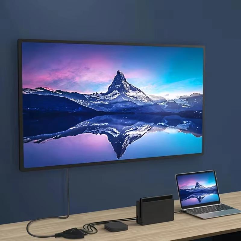 HDMI Switcher 3-in-1-out Integrated Switcher HD Monitor Divider Computer Screen Expander Port Distribution Line PS4 Game Console