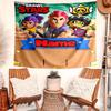 Personalized Brawl Stars Background Tapestry,Custom Name Birthday Party,Multifunctional Wall Decoration for Home Decor,Various Occasions
