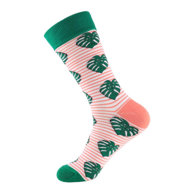 Men Socks Cotton Crew Socks Cartoon Animal Dog Pattern Socks Novelty For Christmas Gift