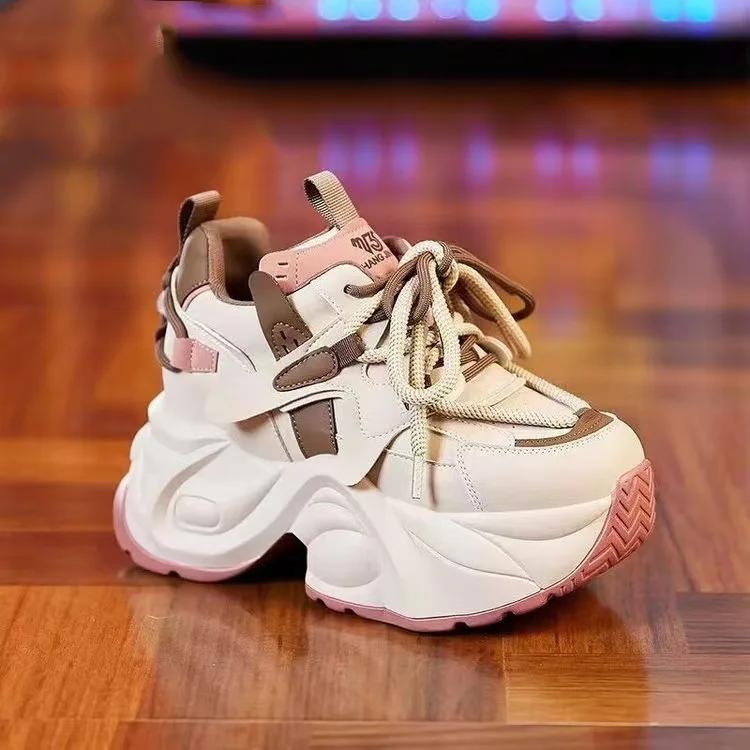 Fashion High Quality Spring Autumn Women Platform Sneakers Chunky Shoes Sport Vulcanized Shoes Female Casual Shoes 2026 New