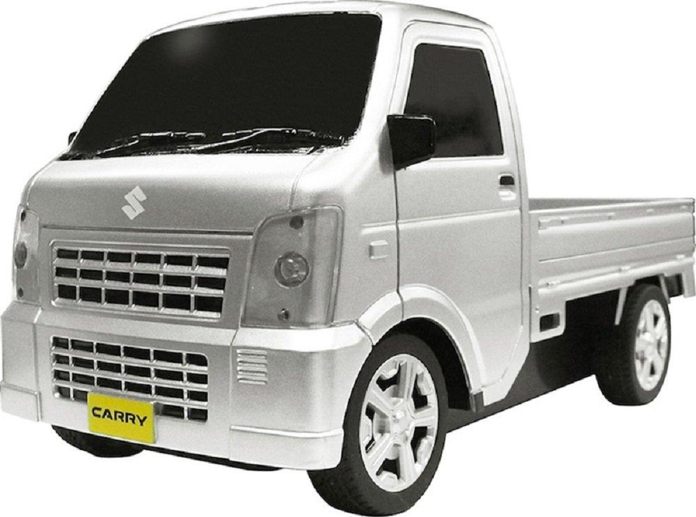 

Новый легкий грузовик SUZUKI CARRY — официально сертифицированная радиоуправляемая машинка серебристого цвета! 1/20 серебряный