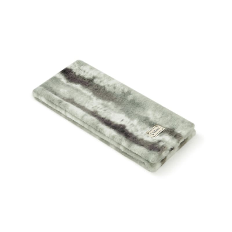 Velsey Fake Fur Tie-Dye Muffler [GREY]
