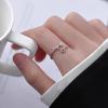 "Star Language Wish" Temperament Versatile Star Zircon Ring Design Sense Personality Delicate Ring