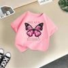 Girls Short Sleeve Tshirt Summer New Childrens Top Loose Fashion Short Sleeves Clothes Kids Clothes