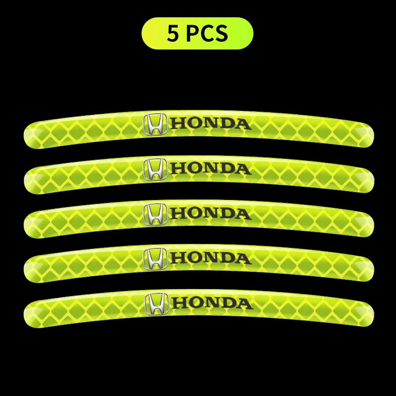 

Car Hot 2025 Car Wheel Hub Reflective Sticker Tire Rim Reflective Strips Decoration For Honda CBR1000RR CBR500R CBR650F VFR800 1