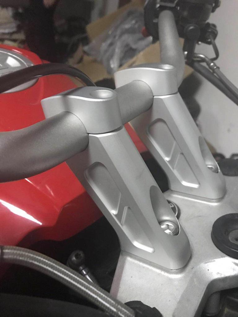 Handlebar Risers Bar Kit Mount Handle Clamp For BMW R1200GS Adventure 2008 2009 2010 2011 2012 2013 Motorcycle