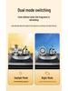 Solar Rotating Ship's Wheel Car Ornament - Aromatherapy Perfume 'May Your Future Be Bright'