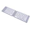 Foldable Bluetooth Keyboard Slim Quiet Rechargeable Portable Travel Wireless Folding Keyboard for