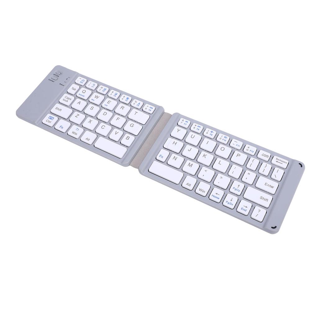 Foldable Bluetooth Keyboard Slim Quiet Rechargeable Portable Travel Wireless Folding Keyboard for
